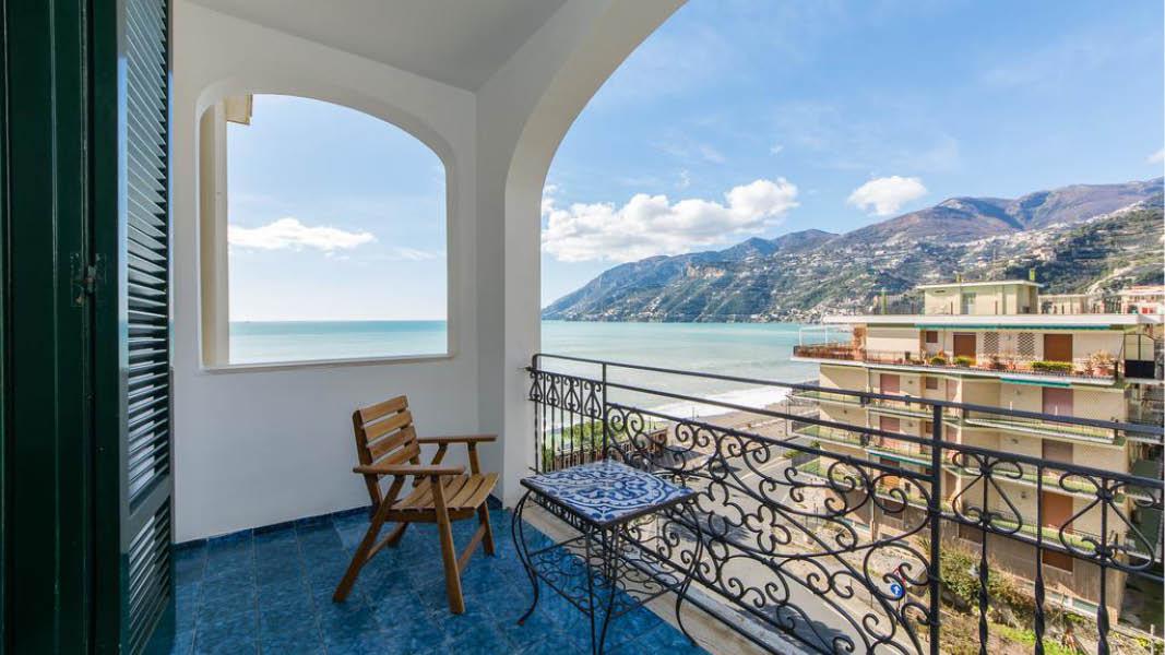 Balkon på Hotel Sole Splendid, Maiori, Amalfikysten